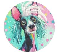 Chinese Crested 1000 Pieces Jigsaw Puzzles For Adults Family Challenge Toys Stress Relieving Entertainment Cultivate The Spirit of Teamwork for Family Decorations 1000pcs (67.5x67.5cm)