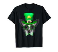 Chinese Crested Dog Lucky Charm Shamrock St Patricks Day Maglietta