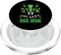 Chinese Crested Dog One Lucky Dog Mom Dogs St Patrick's Day PopSockets PopGrip per MagSafe