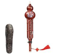 Chinese Cucurbit Flute, Traditional Chinese Beginner Hulusi, Wood Grain