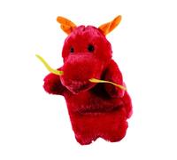 Chinese Dragon Hand Puppet Plush Toy for Interactive Storytelling, Role Play, Creativity, and Communication Skills