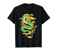 Chinese Dragon Tattoo Drachen Samurai Wu Japanese Art Japan Maglietta
