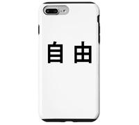 Chinese FREEDOM Minimal Black Text Conservative (White) Custodia per iPhone 7 Plus/8 Plus