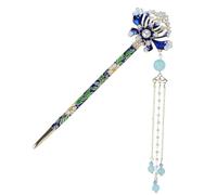 Chinese Hairpin, Tassel Coiled Hair Pin, Firm Hold Hair Stick, Asian Hair Fork, Elegant Hair Fork, Stylish Hair Pin, Hair Stick for Women, Hair Fork for Girls, Coiled Hair Stick, Decorative Hair Pin,