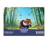 Chinese Hamster 1000 Piece Jigsaw Puzzle For Adults Family Challenge Toys Stress Relief Puzzle Cultivate The Spirit of Teamwork For Adults Gifts 38x26cm/1000pcs