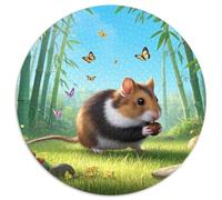 Chinese Hamster 1000 Tessere Wildlife Puzzle Circolare Multicolore Esclusiva Amazon Regalo Per Adulti E Bambini Da 14 Anni E Più 1000pcs (67.5x67.5cm)