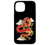 Chinese Lunar New Year Red Dragon Lover 2 Custodia per iPhone 15
