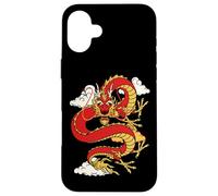 Chinese Lunar New Year Red Dragon Lover 2 Custodia per iPhone 16 Plus