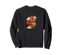 Chinese Lunar New Year Red Dragon Lover 2 Felpa