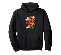 Chinese Lunar New Year Red Dragon Lover 2 Felpa con Cappuccio