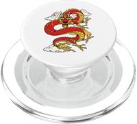 Chinese Lunar New Year Red Dragon Lover PopSockets PopGrip per MagSafe