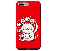 Chinese Mid Autumn Moon Rabbit MoonCake Festival Zhongqiu Custodia per iPhone 7 Plus/8 Plus