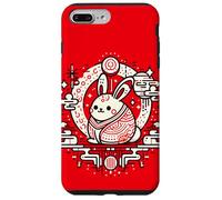 Chinese Mid Autumn Moon Rabbit MoonCake Festival Zhongqiu Custodia per iPhone 7 Plus/8 Plus