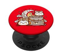 Chinese Mid Autumn Moon Rabbit MoonCake Festival Zhongqiu PopSockets PopGrip Adesivo