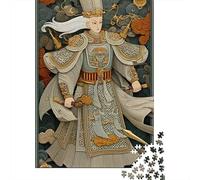 Chinese Mythological Warrior Artwork Puzzle Impossibili 1000Pcs Decorazione Per La Casa. Rilassamento E Intelligence Per Adulti E Ragazzi Da 14 Anni 70x50cm/1000pcs