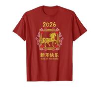 Chinese New Year 2026 of The Horse Maglietta