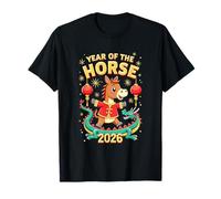 Chinese New Year 2026 Year of The Horse Maglietta