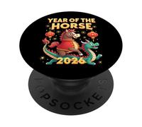 Chinese New Year 2026 Year Of The Horse PopSockets PopGrip Adesivo