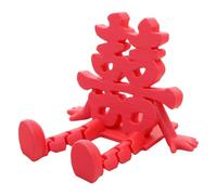 Chinese New Year Desk Ornament - 3D Spring Festival Auspicious Decoration, Cultural Holiday Accessory, Traditional Happiness Display, Festive Table Item | Home Party Application, Shelf Mantel Setup