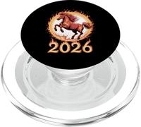 Chinese New Year Fire Horse Lunar Zodiac 2026 PopSockets PopGrip per MagSafe