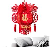 Chinese New Year Lanterns - , Non-Woven Red Decoration, Spring Festival Hanging, Character Ornament, Restaurant Celebration Category, Lunar Festive Large