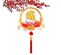 Chinese New Year Ornament - Polystyrene, 9.84x34.65in Chinese Knot Pendant LED | Multi-Mode Horse Racing Light Festival Hanging Decoration, Lunar New Year Decoration For Homes, Offices