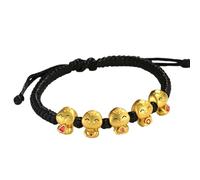 Chinese New Year Red String Bracelets Chinese Zodiac Feng Shui Animal Charm Bracelet New Year Jewelry For Women Men Bracciali Di Stoffa (D, One Size)