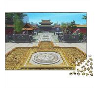 Chinese Palace Jigsaw Puzzle 1000 Pezzi Riciclato Carta The Forbidden City Puzzles for Elderly Educativo Gioco Decompression Alleviare Demenza Senile Regalo 70x50cm/1000pcs