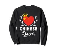 Chinese Queen China Flag Proud Chinese Woman Felpa