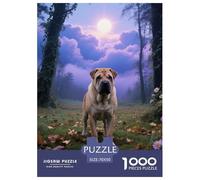Chinese Shar-Pei, Gioco Di Puzzle Da 1000 Pezzi, Attività Conviviale Per La Famiglia, Regalo O Souvenir, Adatto Dai 10 Anni, Pet Dog, 70x50cm/1000pcs