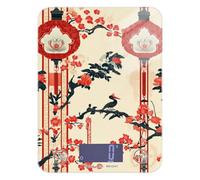 Chinese Style Elements - Bilancia da cucina impermeabile per alimenti, 5 kg/5 g, per grammi, con 4 unità per dimagrire e arrostire (batterie non incluse)