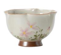 Chinese Style Grass Gray Small Daisy Bud Cup Drinking Tea Family Set C