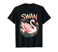 Chinese Traditional Art Swan Swans Maglietta