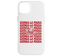 Chinga La Migra Bold Cultural Expression Statement Tees Custodia per iPhone 14 Plus
