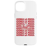 Chinga La Migra Bold Cultural Expression Statement Tees Custodia per iPhone 15 Plus