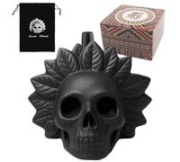 Chingcoo Fischietto azteco, Aztec Death Whistle, fischietto morte più forte a 125+ decibel, Death Whistle, fischietto per Halloween e il giorno dei morti (C)