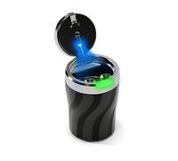 Chingde Posacenere Auto, Posacenere Portatile, Luce LED Automatica, Sigillato, Ignifugo, Resistente Ad Alta Temperatura, Staccabile, Grande Capacità (1 Pezzo)