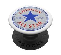 Chingon All Star Mexican Latin Pride Chicano Spanish Sayings PopSockets PopGrip Adesivo
