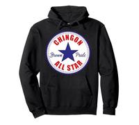 Chingon All Star Mexican Pride Brown Pride Chicano Latino Felpa con Cappuccio