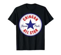 Chingon All Star Mexican Pride Brown Pride Chicano Latino Maglietta