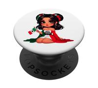 Chingona Girl Mexico girl Mexican Badass Women Mexicana PopSockets PopGrip Adesivo