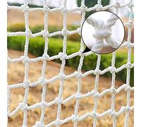 CHINLIFE Bianco Rete da Arrampicata, Rete di Sicurezza per Bambini Nylon Rete Anti Caduta per Balcone Finestra Costruzione Rete da Calcio, Personalizzabile Color : White-10cm, Size : 2x2m(7x7ft)