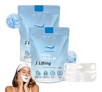 Chinology Chin Film, The Chinology Lift, Chinology Chin Film Doppio mento, V Line Lifting Film, Collagen Face Film, Dì addio al tuo doppio mento ora (2PCS)