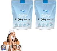 Chinology, maschera per il mento di Chinology, maschera per il mento e il sollevamento del mento per donne e uomini, per dire addio al doppio mento (2 confezioni)
