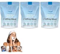 Chinology, maschera per il mento di Chinology, maschera per sollevamento del mento e doppio mento, maschera per sollevamento del mento a V, maschera per il viso al collagene, per donne e uomini (3
