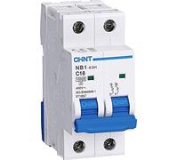 Chint 179825 NB1L - Interruttore a 2 poli, 13 A