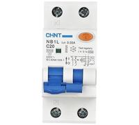 Chint 203018 - Interruttore di circuito FI, 1 polo, 13 A, 0,03 A, 240 V, 415 V