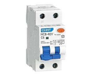 Chint 519867 NXBL40Y C6 1P+N 6A 30mA 4,5kA Interruttore Magnetotermico