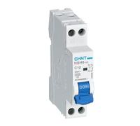 CHINT Interruttore magnetotermico NBH8-40 1P+N 10A Curva C 4,5kA 1 modulo 190235