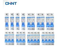 CHINT MCB NXB-63 Interruttore automatico miniaturizzato 1P 2P 3P 4P AC 230/400V CHNT Montaggio su guida DIN Interruttore aria domestico in miniatura
